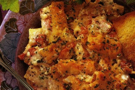 baked-pasta-casserole-with-ricotta-and-tomatoes-canadian image