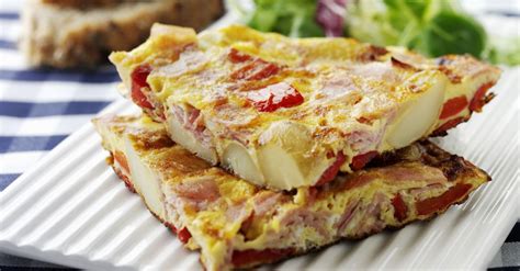 spanish-tortilla-with-ham-and-peppers-recipe-eat image