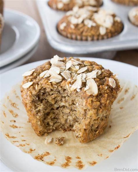 no-flour-sugar-free-oil-free-healthy-oatmeal-muffins image