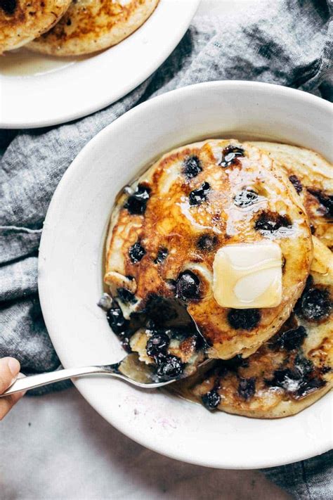 fluffiest-blueberry-pancakes-recipe-pinch-of-yum image