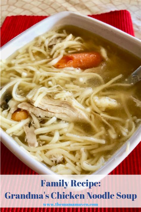 family-recipe-grandmas-chicken-noodle-soup image