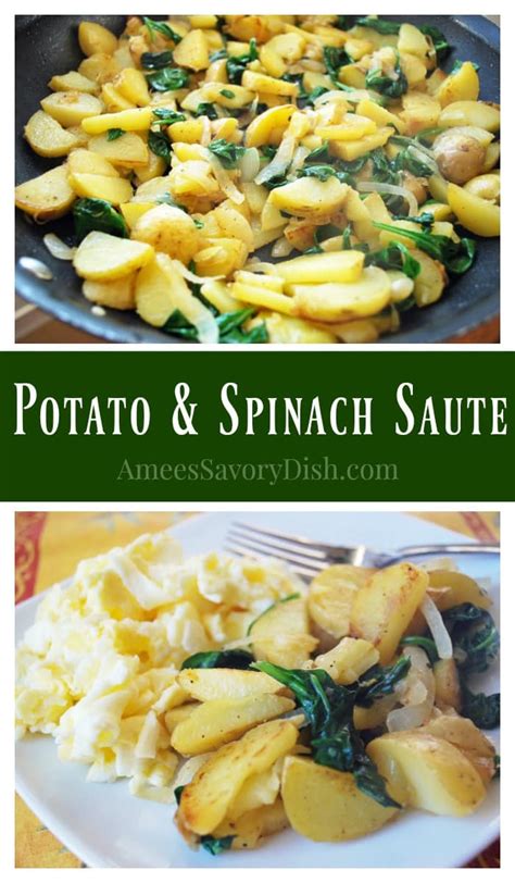 potato-and-spinach-saute-breakfast-recipe-amees image