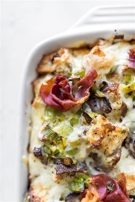 breakfast-strata-with-mushroom-and-leeks-chef-sous image