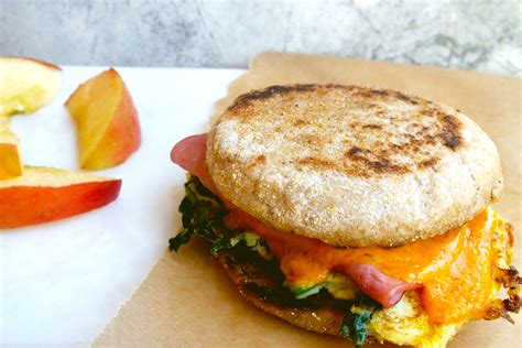 green-eggs-ham-cheese-breakfast-sandwiches image