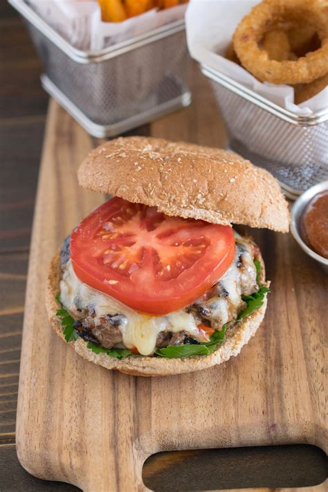 caramelized-red-pepper-onion-burger-culinary-ginger image