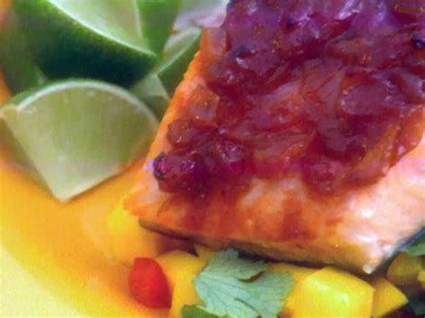caribbean-salmon-with-guava-barbecue-sauce-and image