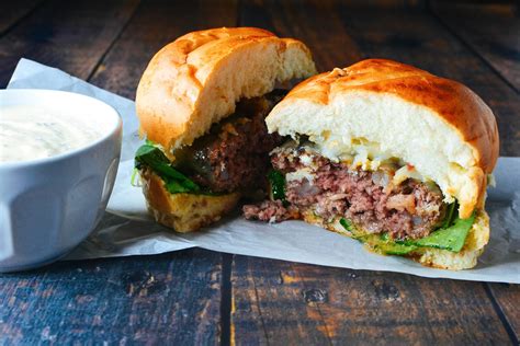 surf-and-turf-burger-with-bacon-bourbon-butter-and image