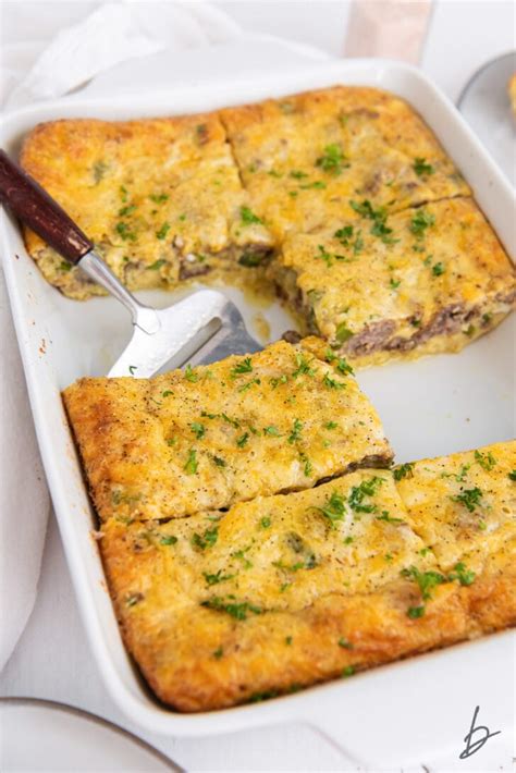 sausage-breakfast-casserole-if-you-give-a-blonde-a image