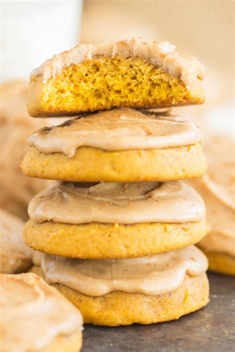 pumpkin-cookies-with-maple-frosting-the-gold image