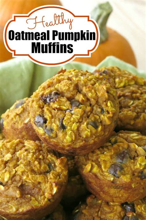 healthy-oatmeal-pumpkin-muffins-gluten-free-the image