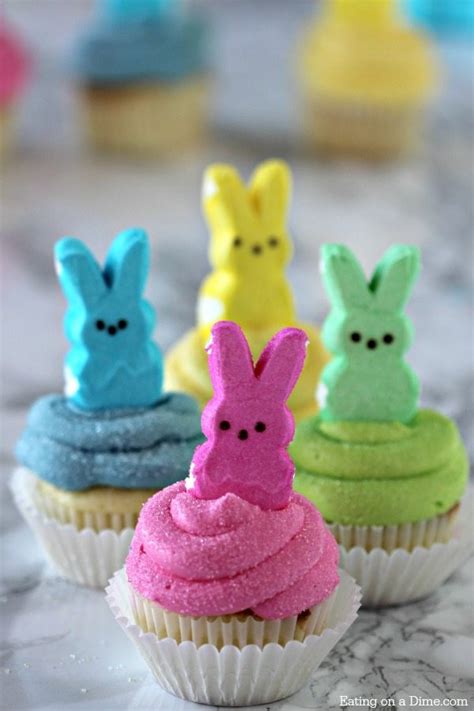 peeps-cupcakes-easy-easter-cupcakes-easter-dessert image