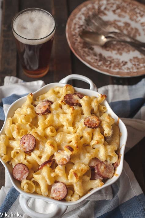 cheddar-and-gruyere-mac-and-cheese-with-polish image