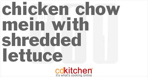chicken-chow-mein-with-shredded-lettuce-recipe-cdkitchen image