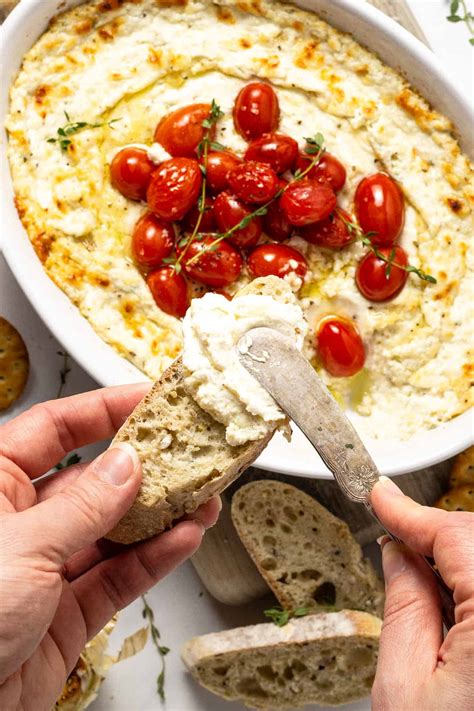 roasted-garlic-goat-cheese-dip-midwest image
