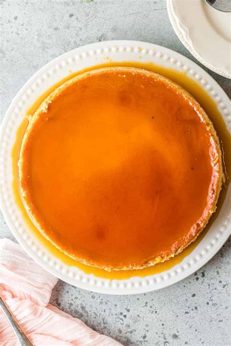 homemade-flan-easy-dessert image
