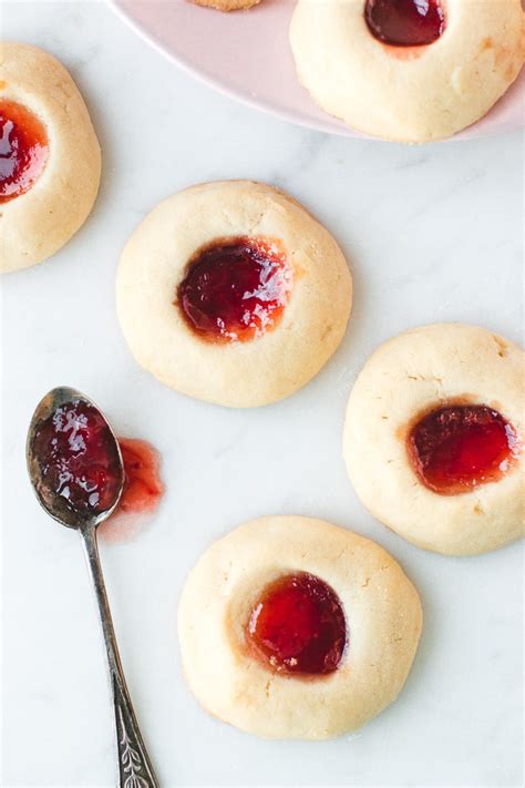 melt-in-your-mouth-thumbprint-cookies-easy image