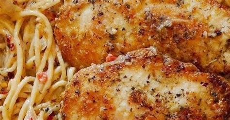 italian-chicken-pasta-in-creamy-white-wine-parmesan image