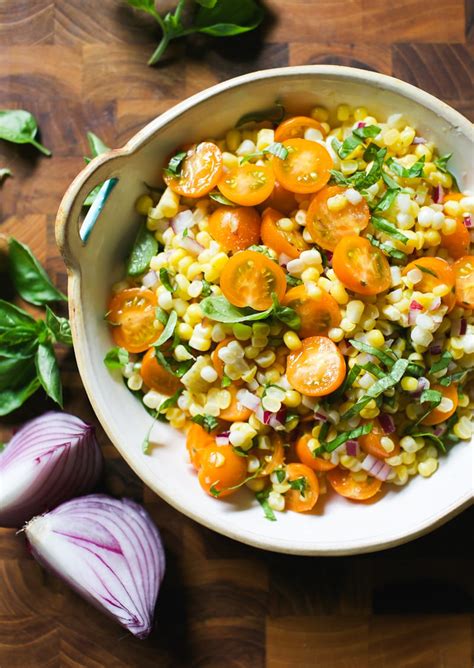 easy-fresh-corn-tomato-salad-the-clever-carrot image