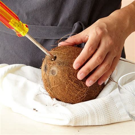 how-to-open-a-coconut-martha-stewart image