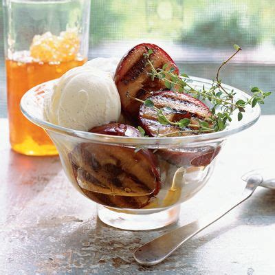 honey-glazed-grilled-plums-country-living image