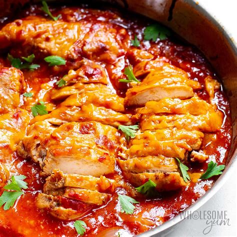 baked-salsa-chicken-recipe-super-easy-wholesome image