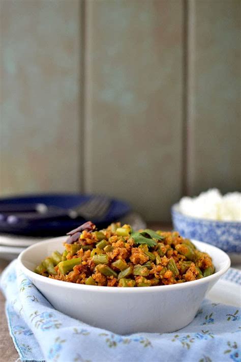 green-beans-masala-poriyal-recipe-cookshideout image
