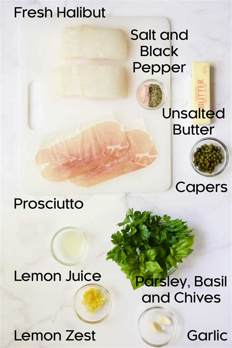 prosciutto-wrapped-halibut-recipe-with-herb-caper image