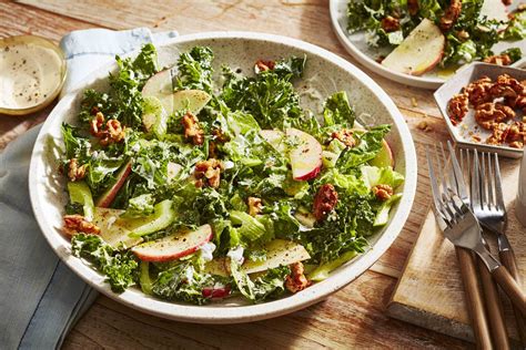 creamy-kale-romaine-apple-salad-with-spiced-nuts image