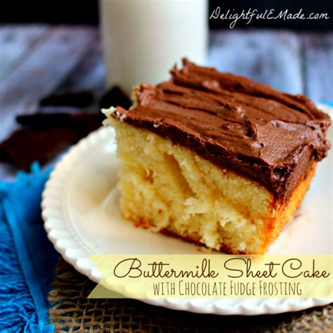 buttermilk-sheet-cake-with-chocolate-fudge-frosting image
