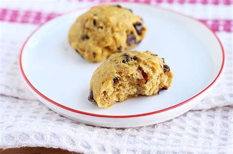 healthy-pumpkin-cookies-with-chocolate-chips image