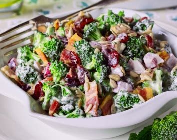 a-delicious-broccoli-salad-recipe-with-craisins-and-cashews image
