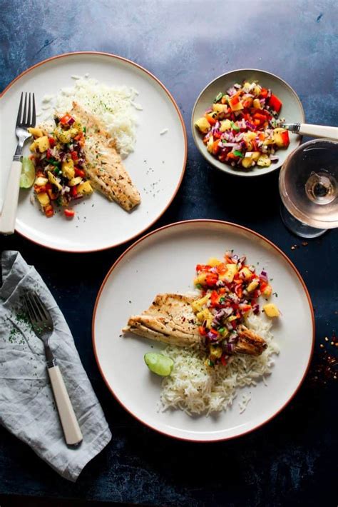 chilli-lime-sea-bass-with-mango-salsa-carries-kitchen image