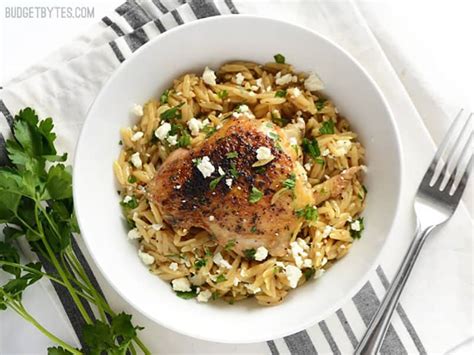 one-pot-lemon-pepper-chicken-with-orzo-budget-bytes image