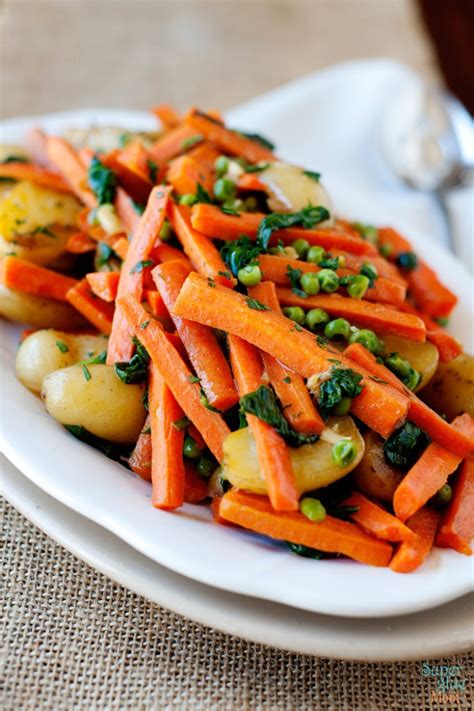 easy-side-dish-peas-and-carrots-with-potatoes-laura image