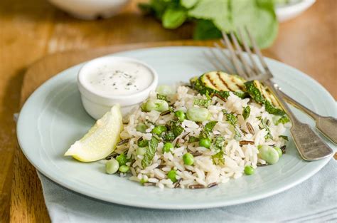 broad-bean-and-courgette-zucchini-pilaf image