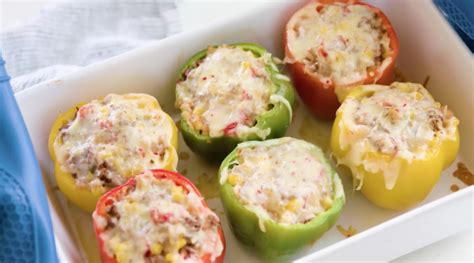 oven-baked-stuffed-bell-pepper-recipe-soul-food image
