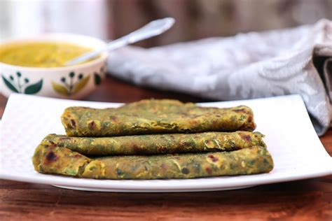 palak-paratha-recipe-spiced-spinach-flatbread image