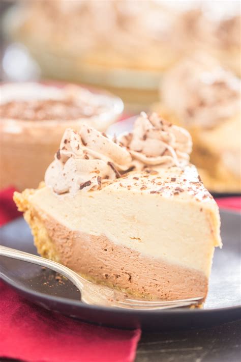 no-bake-double-layer-chocolate-peanut-butter-pie image