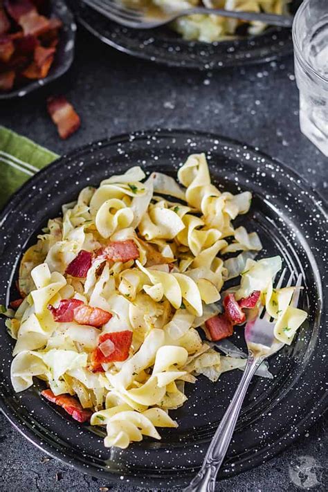 noodles-with-cabbage-and-bacon-polish-haluski image