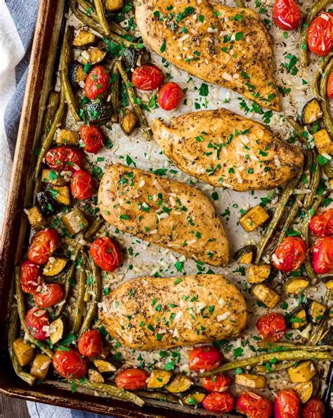 sheet-pan-italian-chicken-with-tomatoes-and-vegetables image