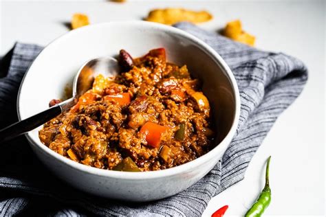 vegetarian-chili-recipe-salt-pepper-skillet image
