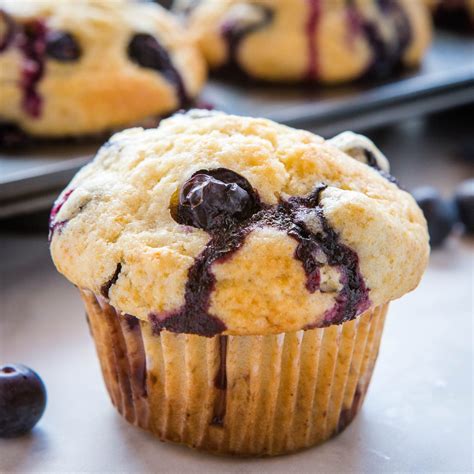 best-ever-blueberry-muffins-easy-muffin-recipe-the-busy-baker image