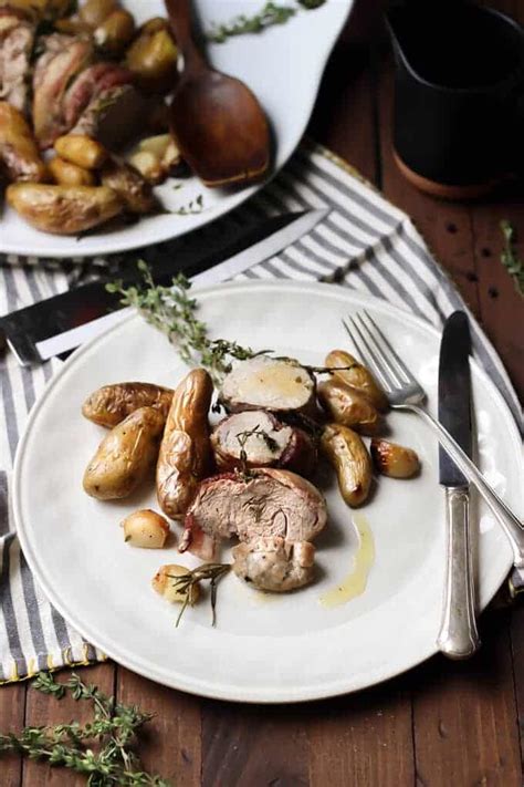 one-pan-herb-roasted-pork-tenderloin-potatoes-and image