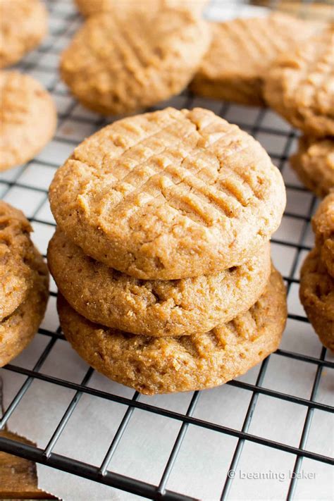gluten-free-peanut-butter-cookies-beaming-baker image