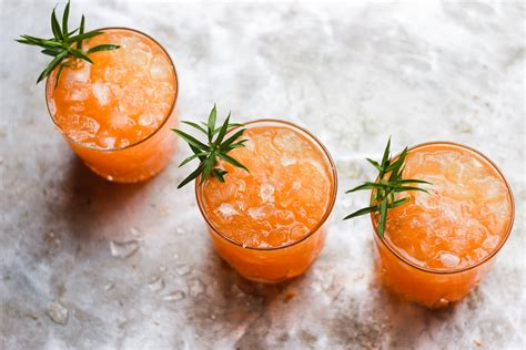 cane-sugar-sweetened-tarragon-carrot-shrub-cocktail image