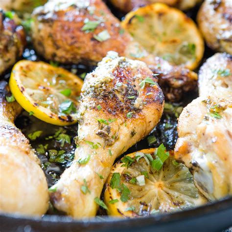 easy-lemon-herb-roasted-chicken-the-busy-baker image