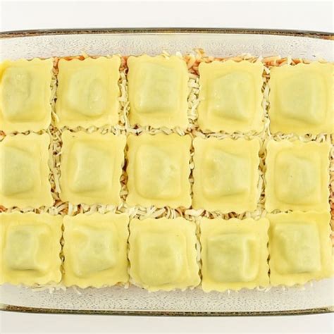 lazy-lasagna-with-baked-ravioli-easy-ravioli-lasagna image