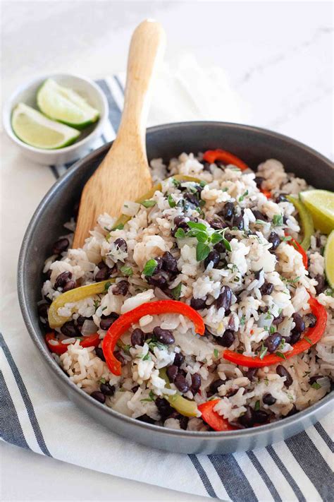 easy-black-beans-and-rice-recipe-simply image