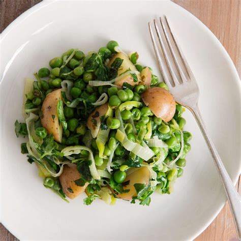 spring-peas-with-new-potatoes-herbs-and-watercress image