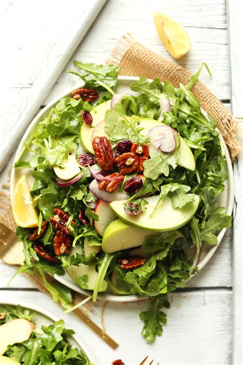apple-pecan-arugula-salad-minimalist-baker image
